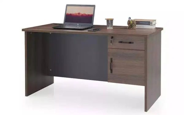 Dark Wood Office Desk